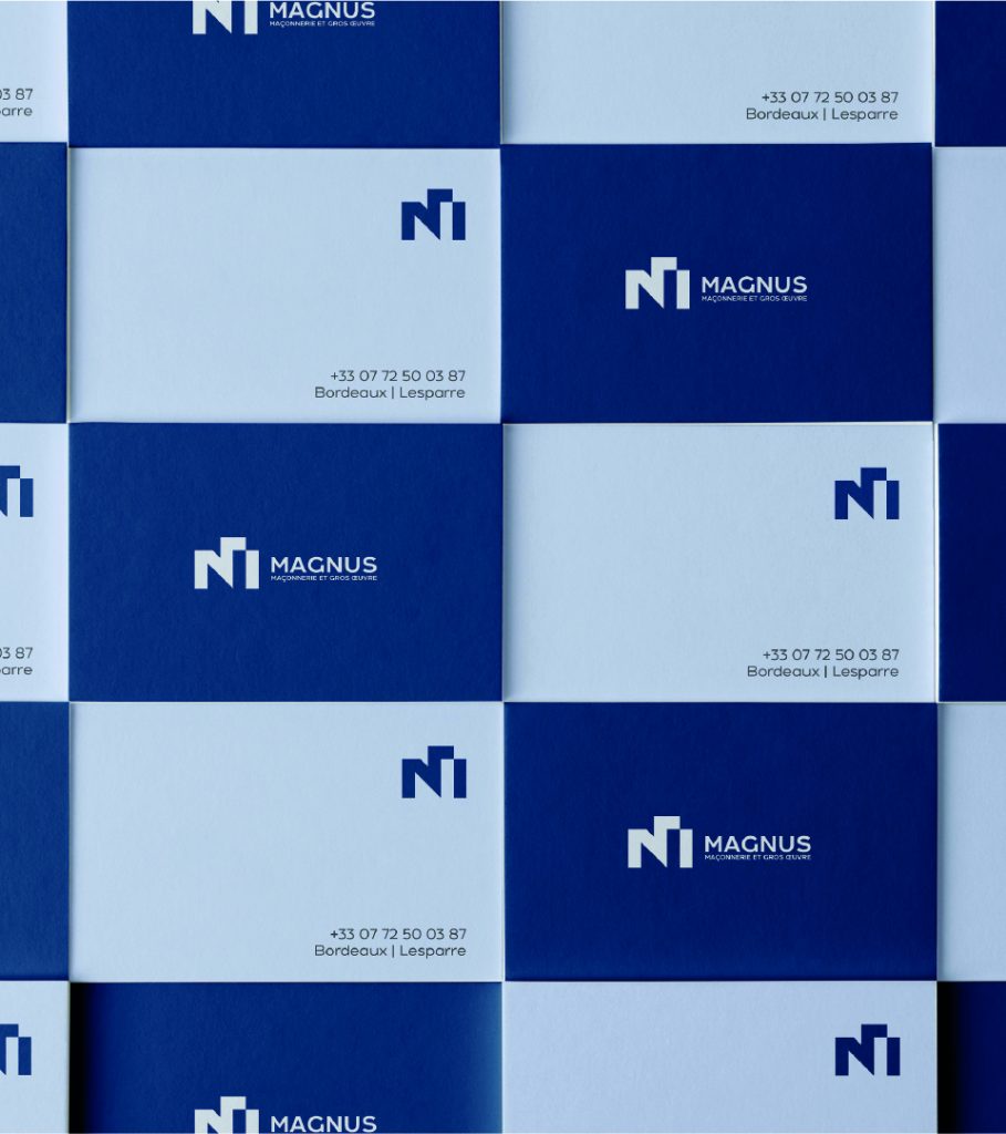 Identité visuelle NM Magnus sur différents supports