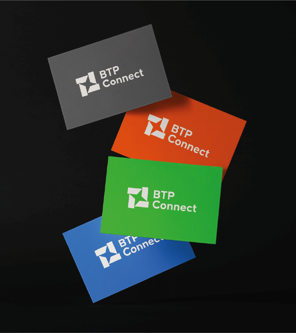 BTP CONNECT | Identité visuelle pour le réseau du BTP ivoirien